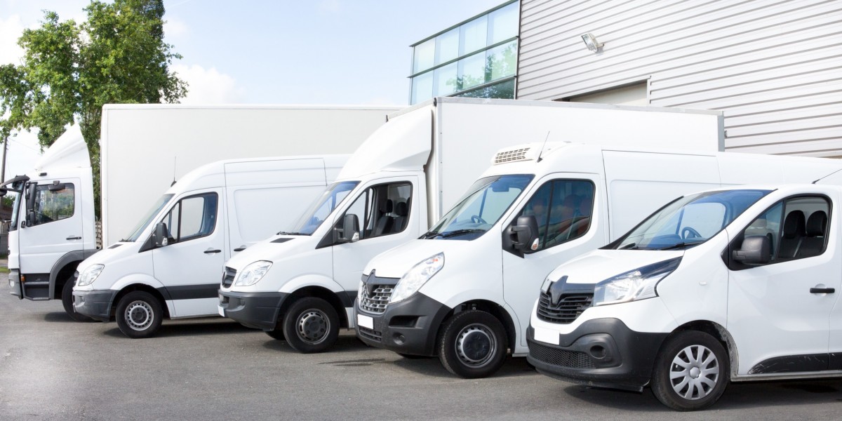 fleet of commercial vehicles